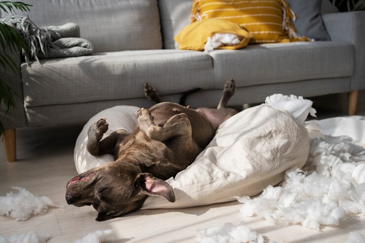 Tu perro solo en casa.