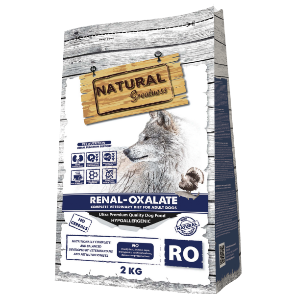 Natural Greatness Renal. Pienso dieta veterinaria. Pienso natural para perros.