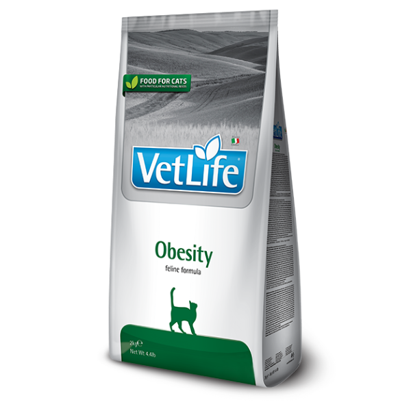 FARMINA VET LIFE CAT Obesity. Pienso dietas para gatos. Pienso natural.