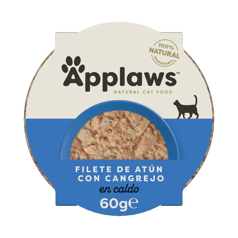 APPLAWS Gato Sobre Pollo con Ternera, Comida para gatos