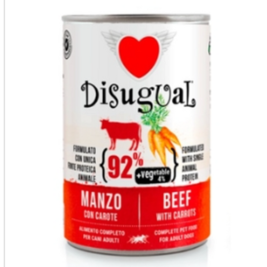 Disugual Ternera y Zanahoria, Comida para Perros