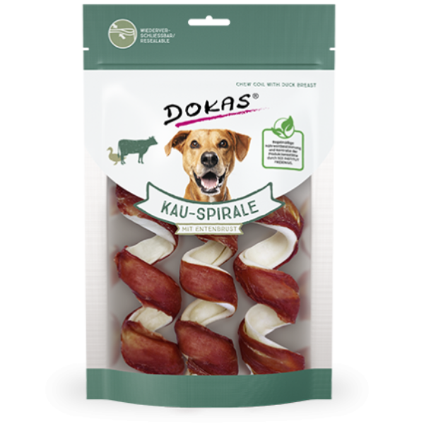 Dokas Roll Pechuga de Pato y Ternera, Premios Naturales para Perros