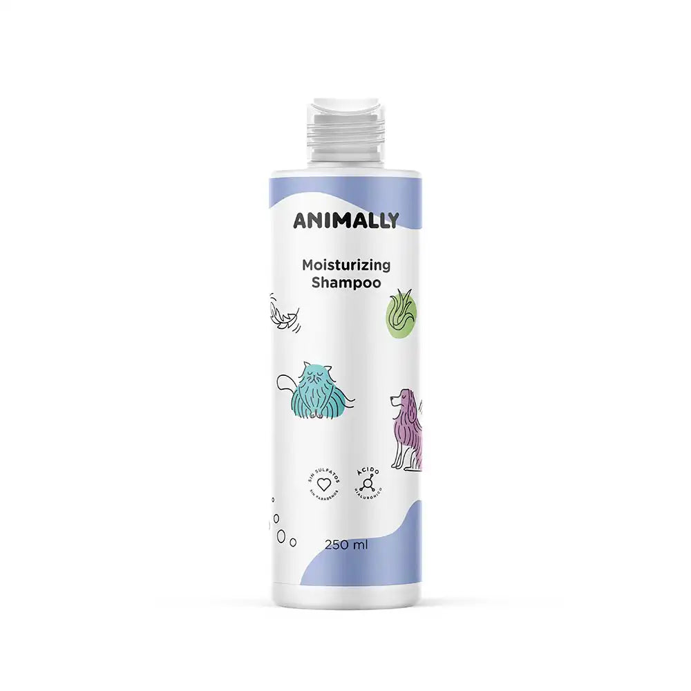 Champu Moisturizing 250 ml Animally, Champú para Perros y Gatos