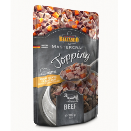 Toppings Ternera, Snacks Naturales para Perros, Premios para Perros