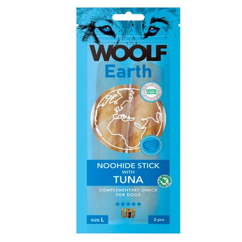 Woolf Earth Noohide Atún, Snacks Naturales para Perros, Premios para Perros