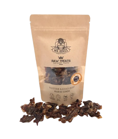 Mr Bones Raw Treats Aguja de Ternera, Premios para Perros