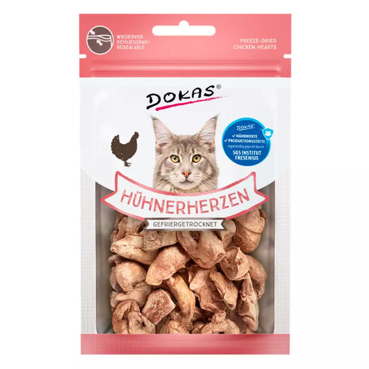 Dokas Corazones Pollo, Premios Naturales para Gatos