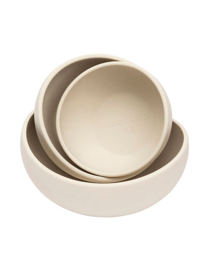 FuzzYard LIFE Silicone Bowl - Sandstone