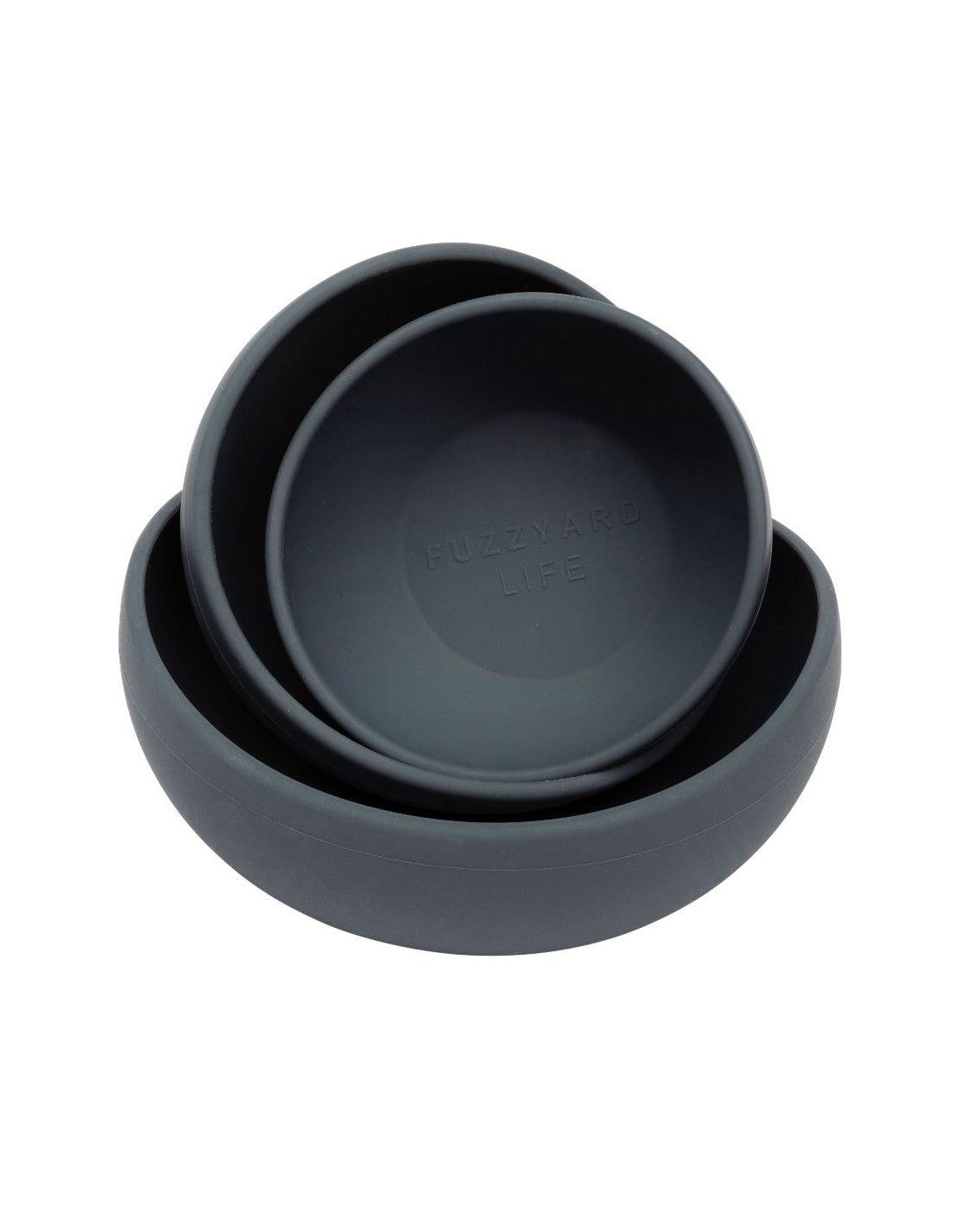 FuzzYard LIFE Silicone Bowl - Slate Grey