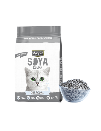 Kit Cat Arena Eco SoyaClump - Charcoal 7L