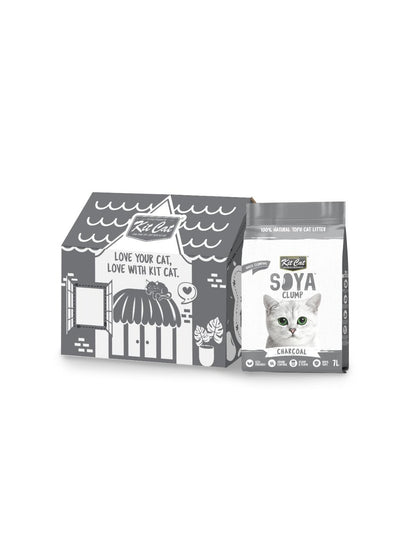 Kit Cat Arena Eco SoyaClump - Charcoal 7L