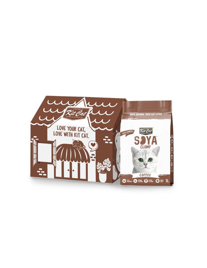 Kit Cat Arena Eco SoyaClump - Coffe 7L