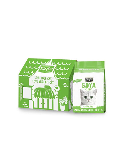 Kit Cat Arena Eco SoyaClump - Green Tea 7L