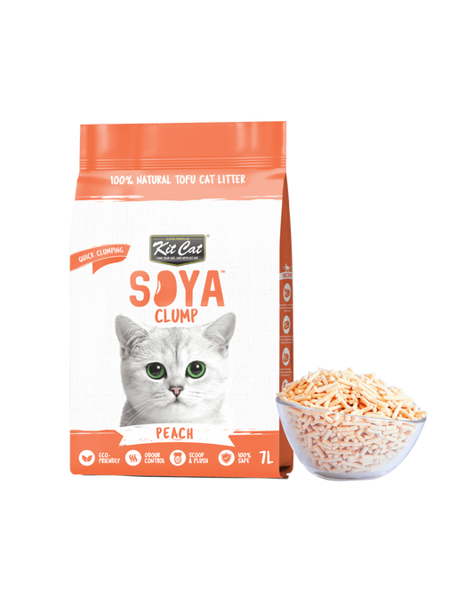 Kit Cat Arena Eco SoyaClump - Peach 7L