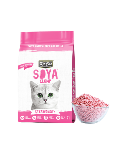 Kit Cat Arena Eco SoyaClump - Strawberry 7L