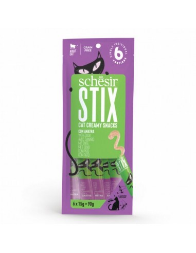 Schesir Stix Creamy Pato, Comida para Gato