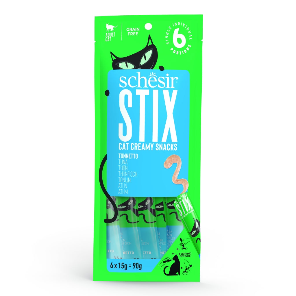 Schesir Stix Creamy Atún, Comida para Gato