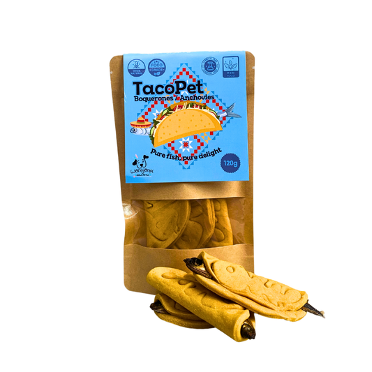 TacoPet Boquerones para perros y gatos (120 gr)