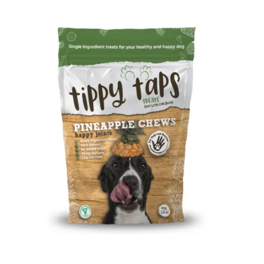 Tippy taps Piña, Snacks Naturales para Perros, Premios para Perros