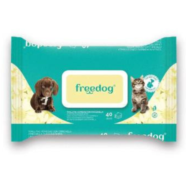 Freedog Toallitas Manzanilla, Toallitas para Mascotas