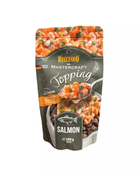 Topping Salmon, Snacks Naturales para Perros, Premios para Perros