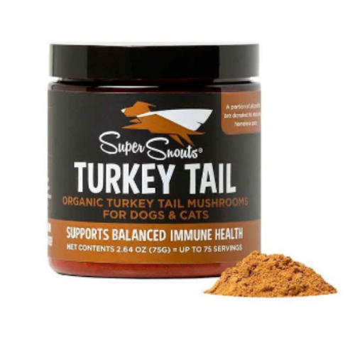 Super Snouts Turkey Tail, Suplementos para Perros