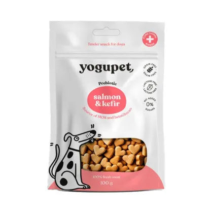 Snacks Yogupet Salmón y Yogurt Perros, Snacks Naturales para Perros, Premios para Perros